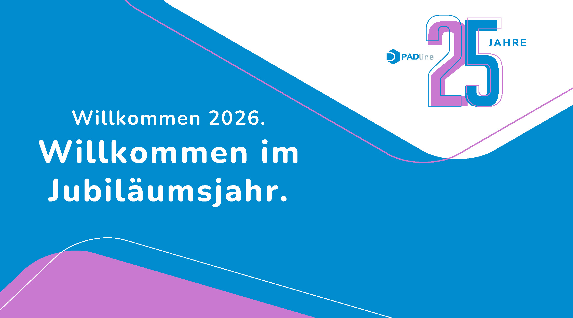 PADline 25 Jahre Beitragsbild